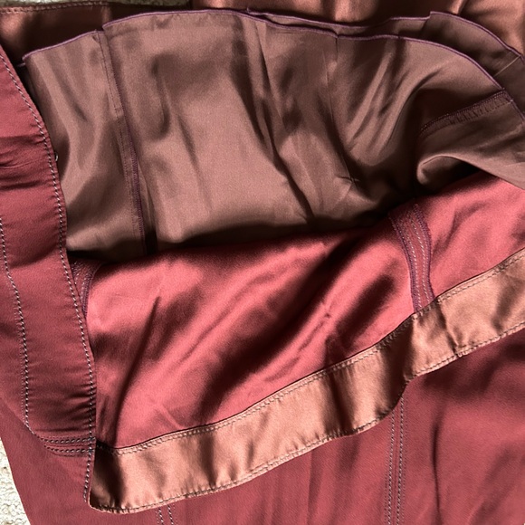 Marc by Marc Jacobs Burgundy A-Line Knee-Length Skirt - Picture 2 of 3